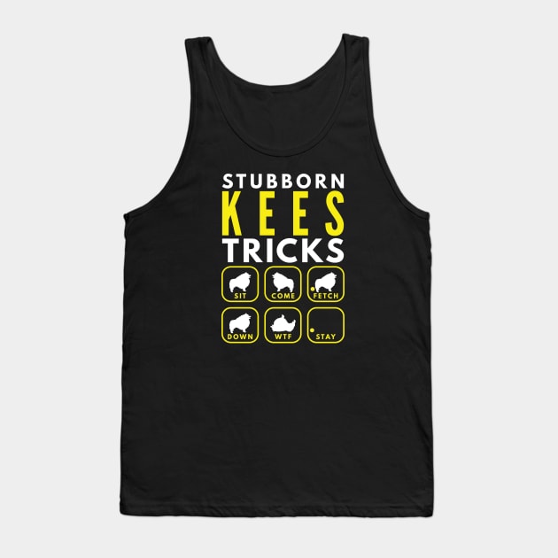 Stubborn Kees Tricks - Dog Training Tank Top by DoggyStyles